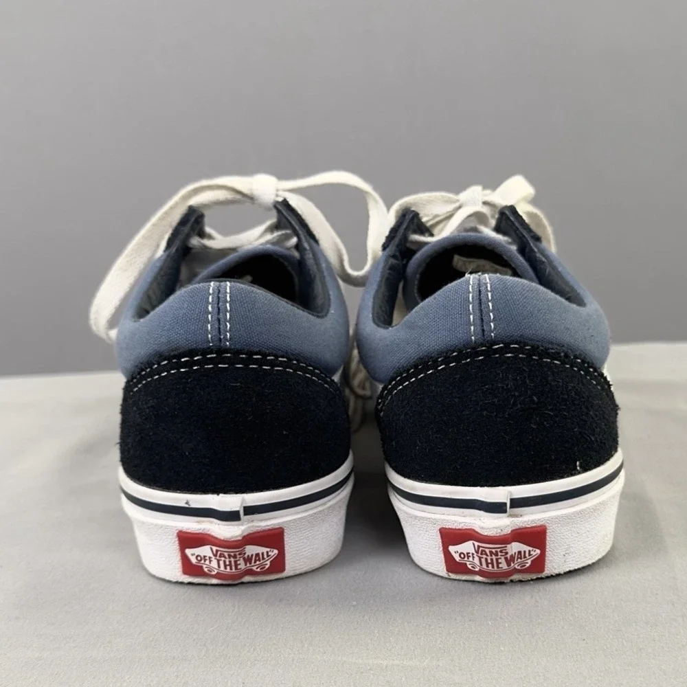 Vans Old Skool Youth 4.5 Blue Navy White Stripe‎ EU 36 Women 6